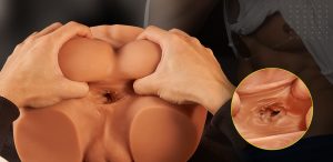 Adult Doll Huge & Flexible Dildo with Abdominal Muscles and Tight Anal for Solo Couples Fun Sex Doll Torso